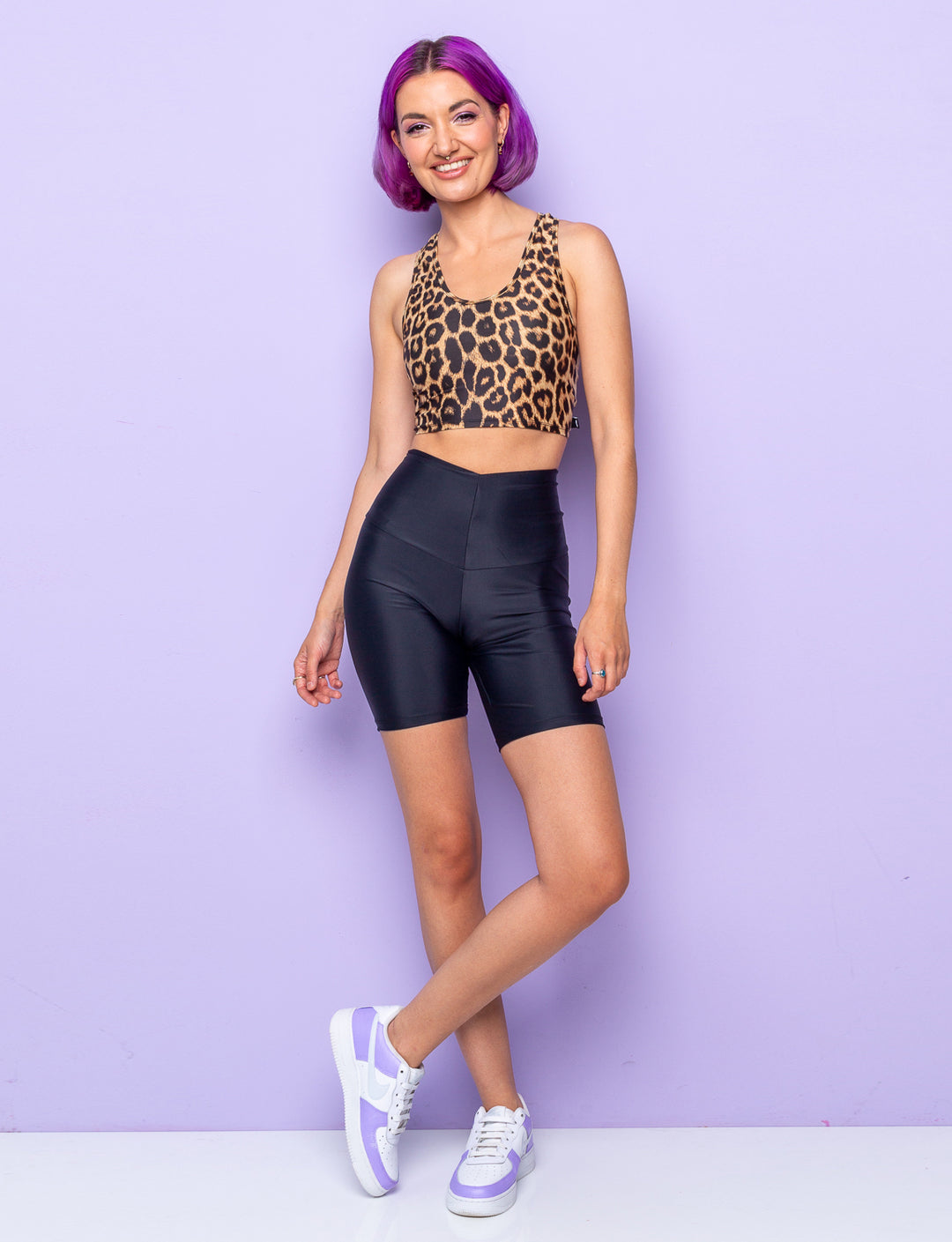 Schwarze BFF-Radhose