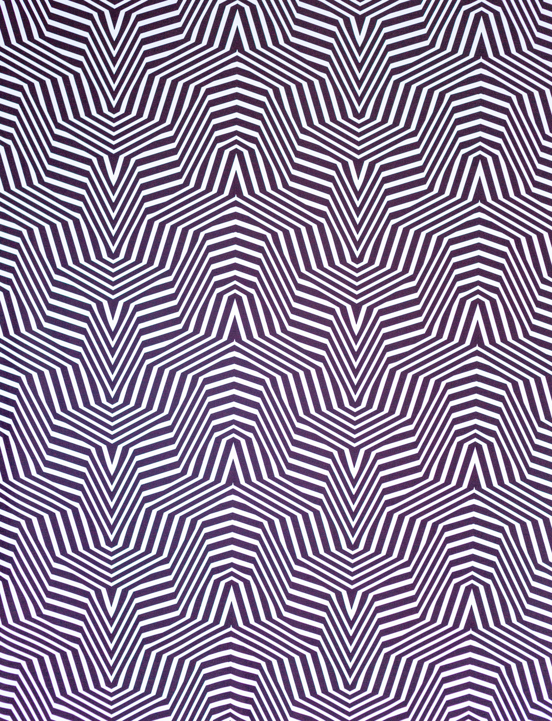 Black and white optical illusion print design.