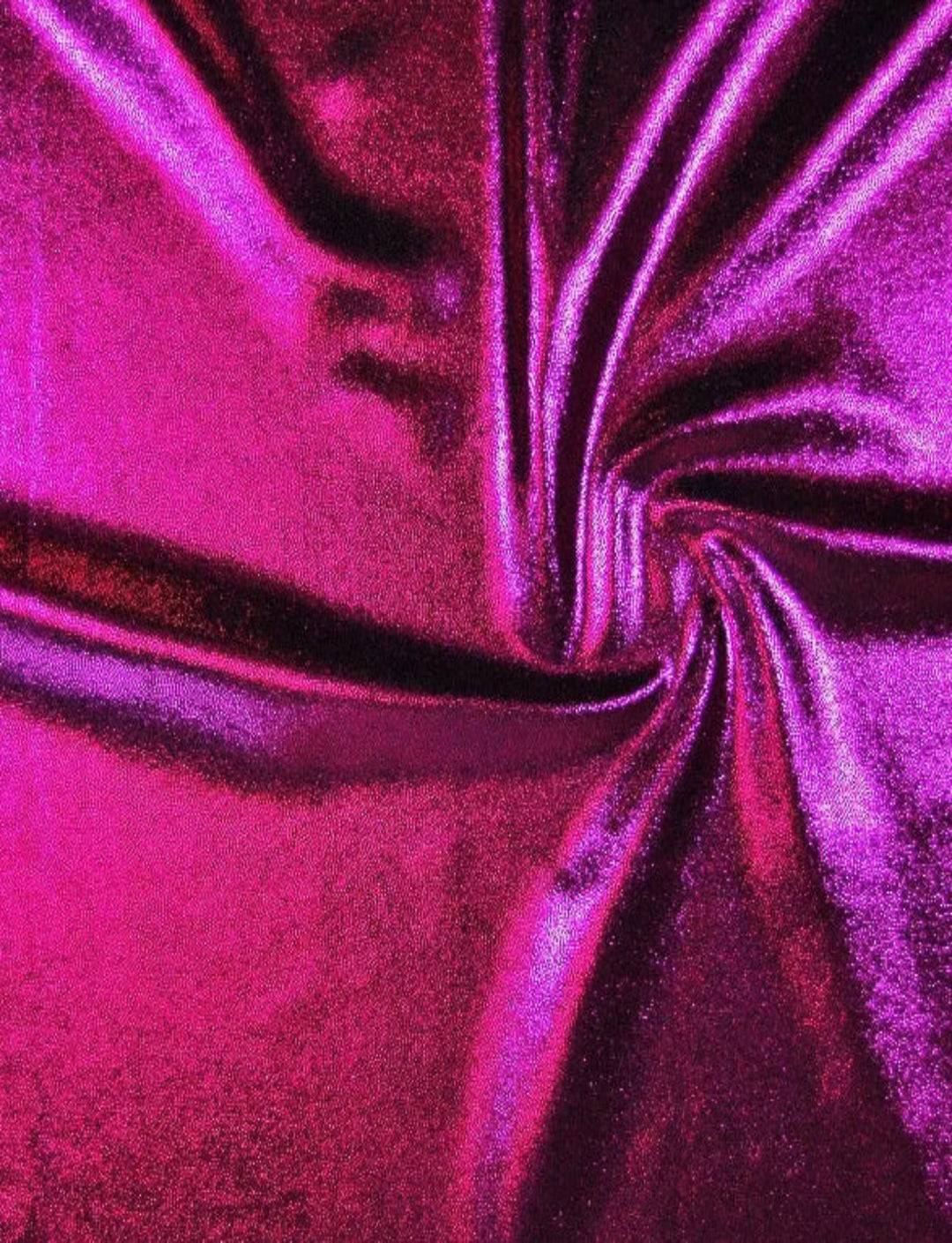 blackcurrant coloured foil fabric
