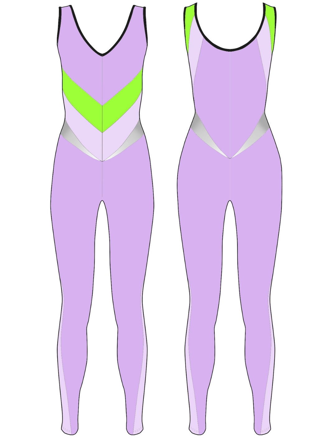 Passen Sie Ihren Catsuit mit vollem Rücken an