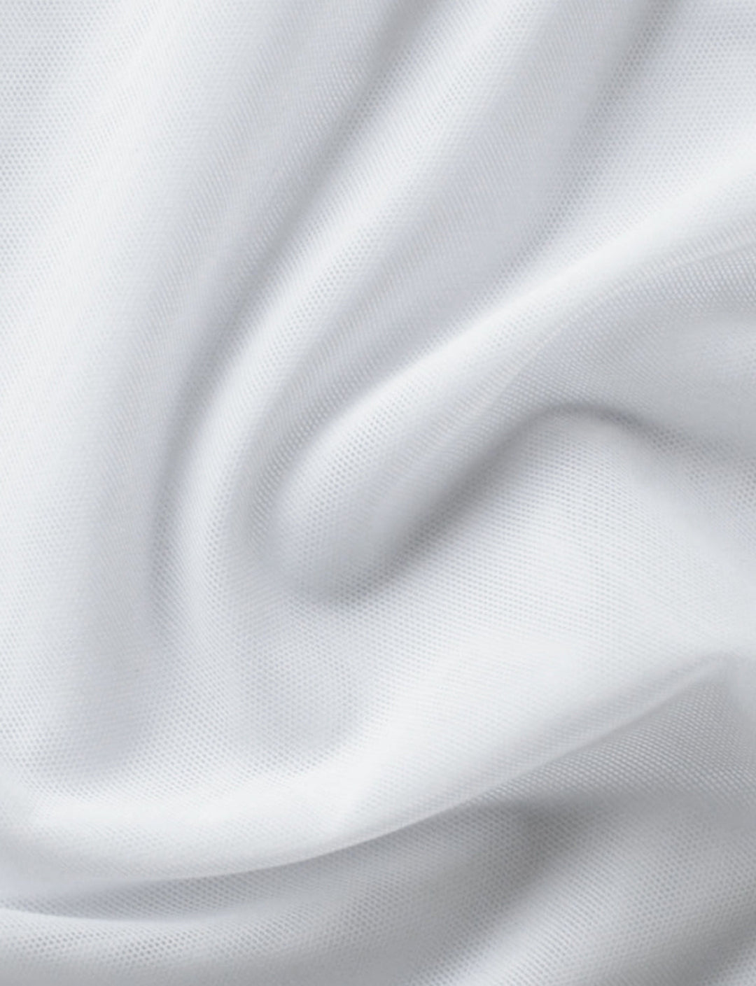 white mesh fabric swatch