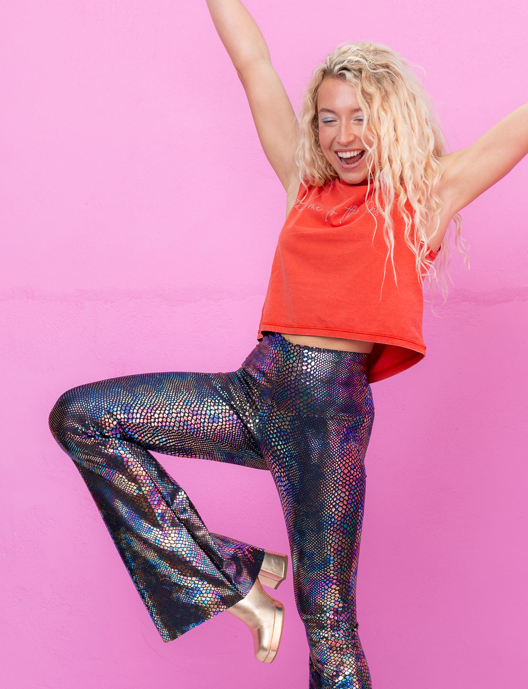Eclipse High Waisted Flares