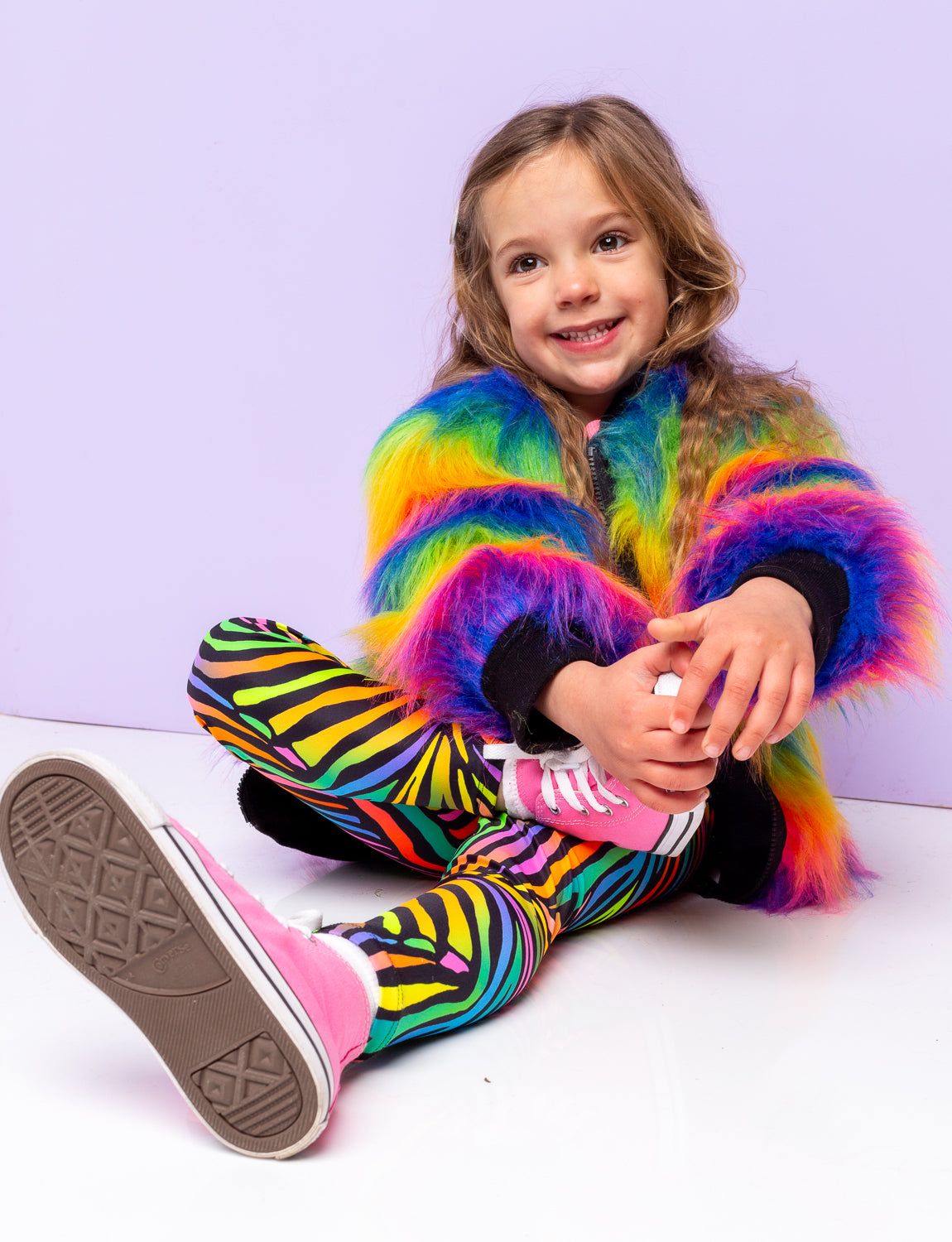 Children's rainbow leggings best sale