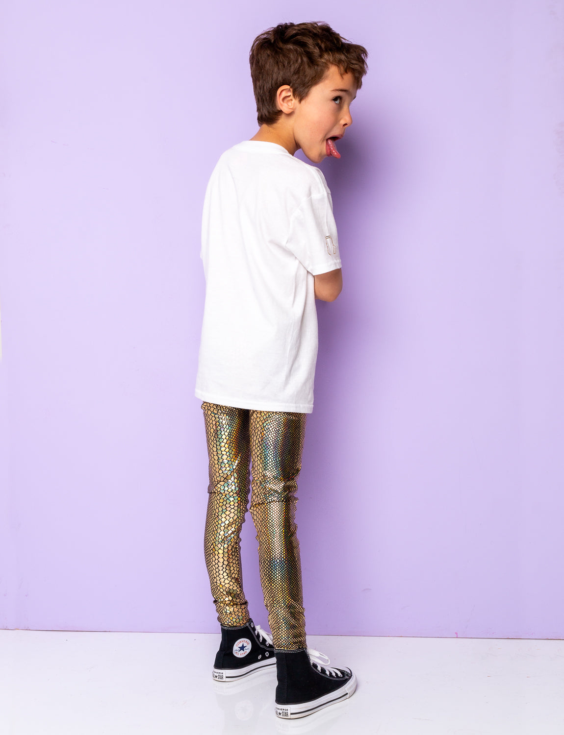 Boy wearing girl leggings hotsell