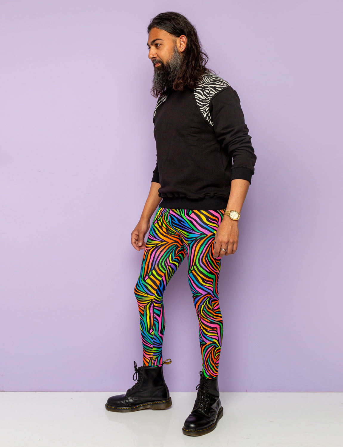 Rainbow reflective leggings hotsell