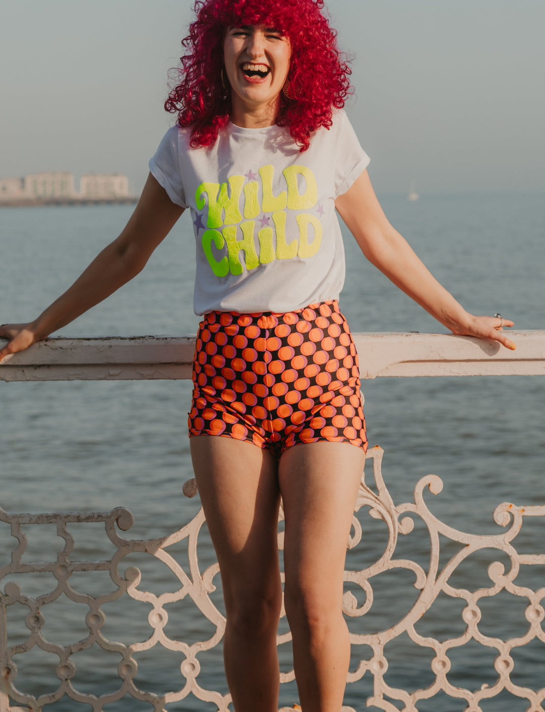 Double Vision High Waist Shorts
