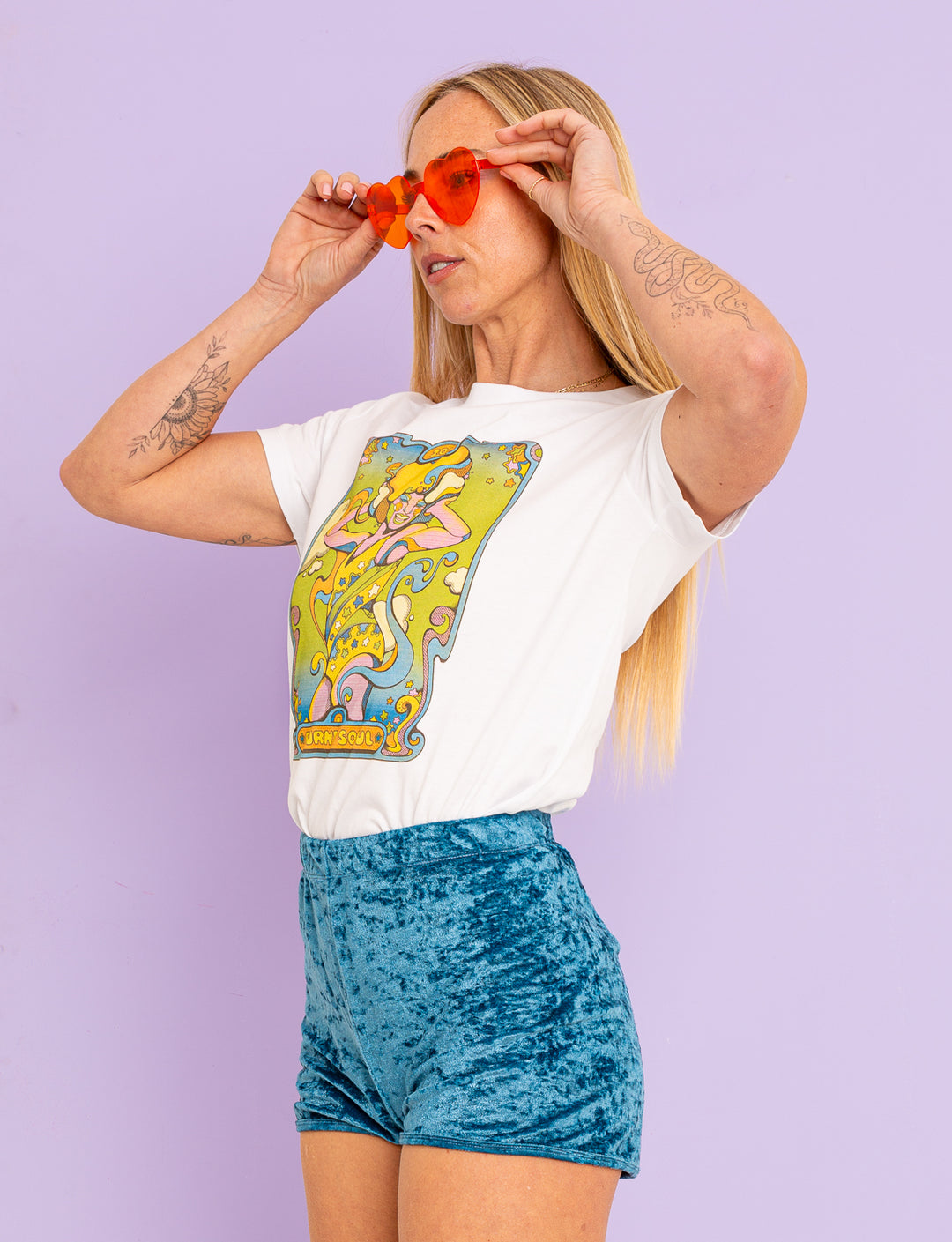 Lagoon Velvet Shorts