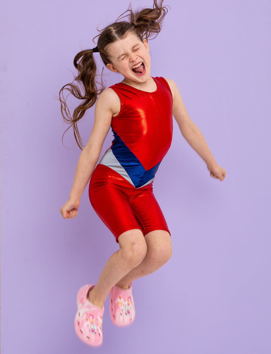 Kids Red Hero Unitard