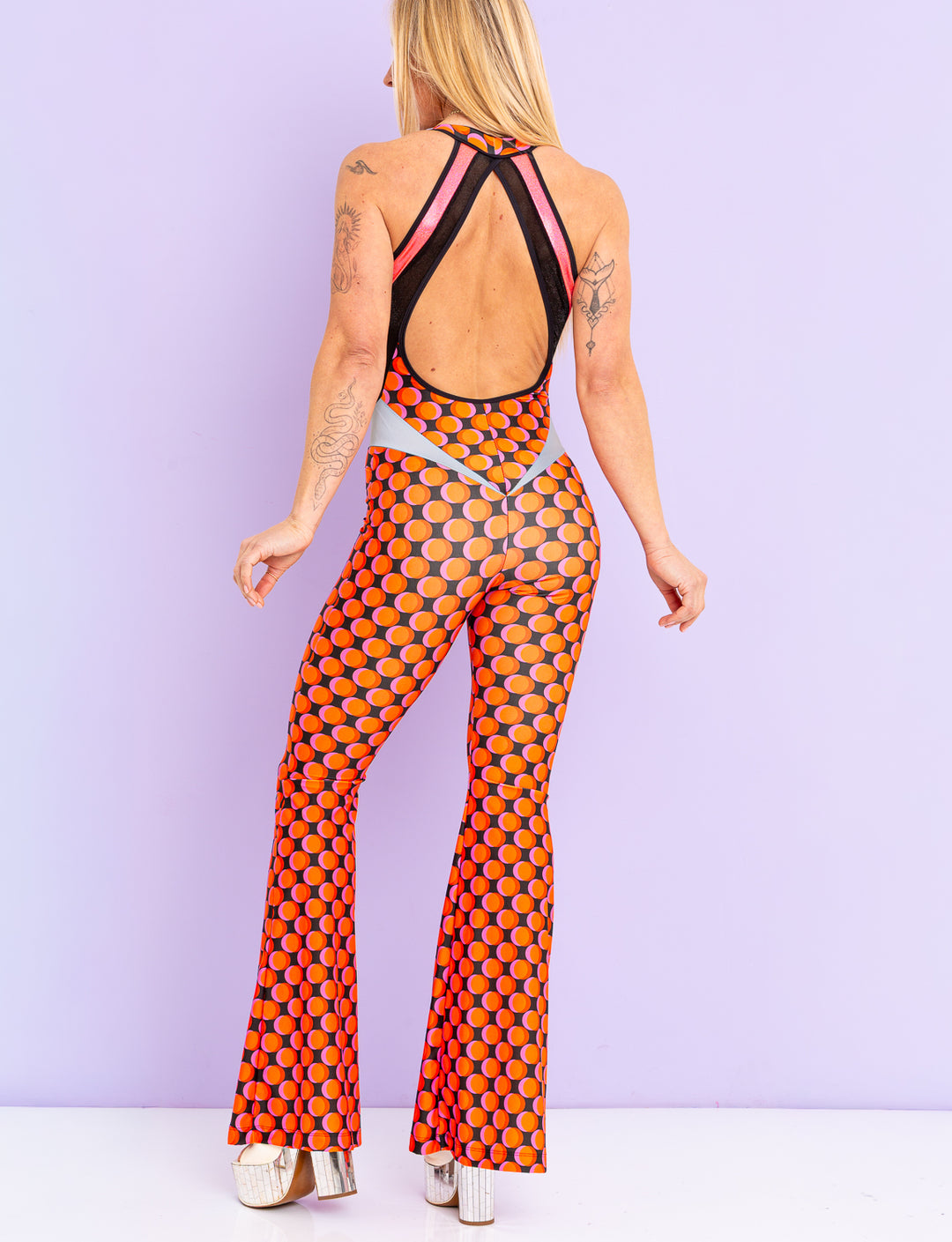 Double Vision Flared Catsuit