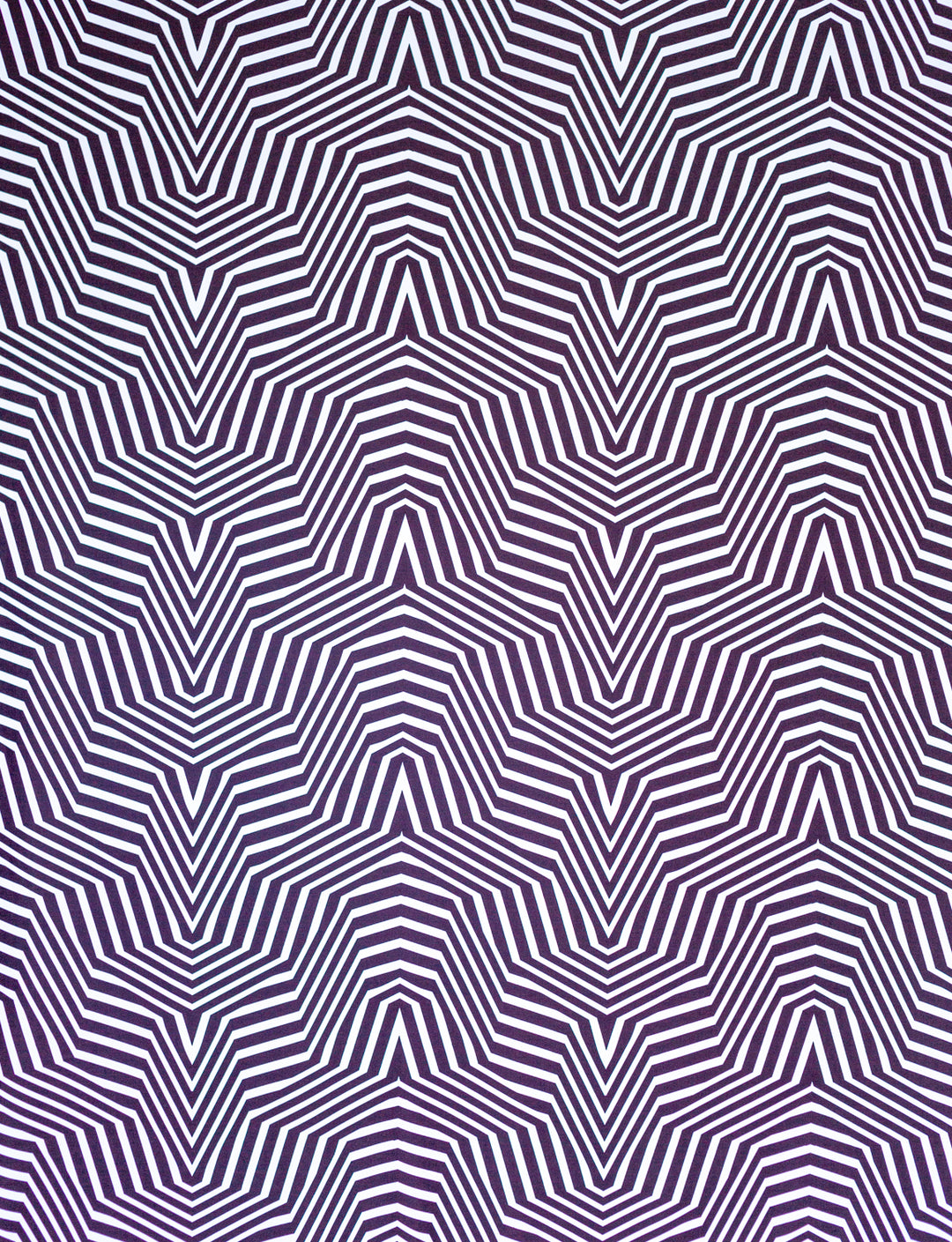 Black and white optical illusion print design.