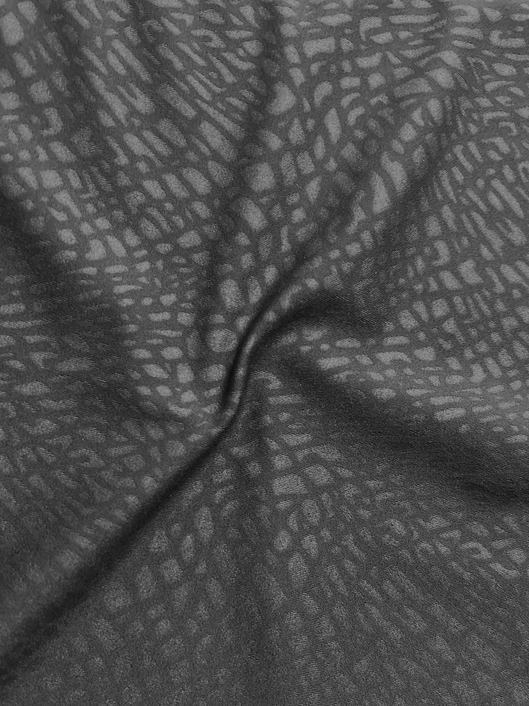 Embossed Black Stretch Fabric Swatch (4)