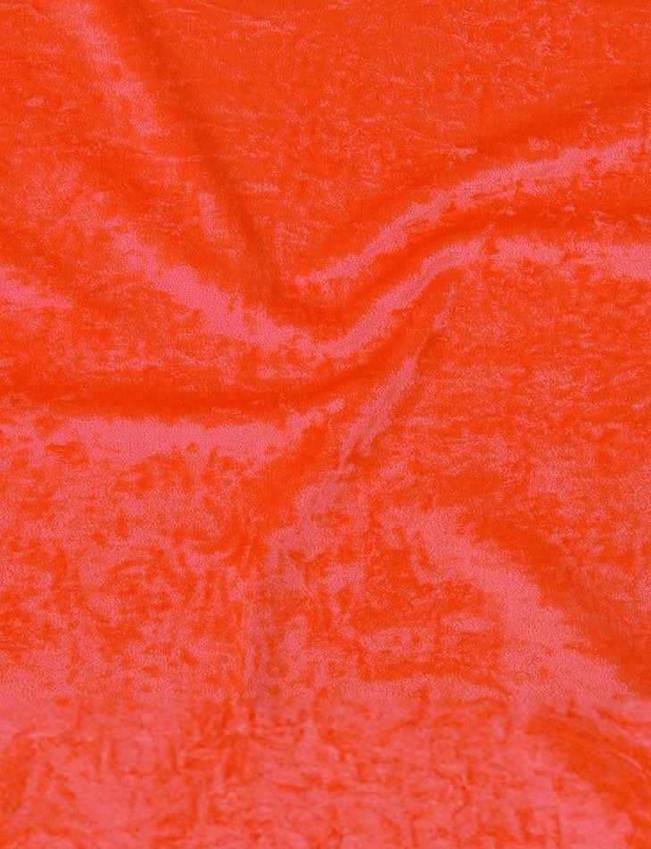 Flame Crushed Velvet Fabric Swatch (5)
