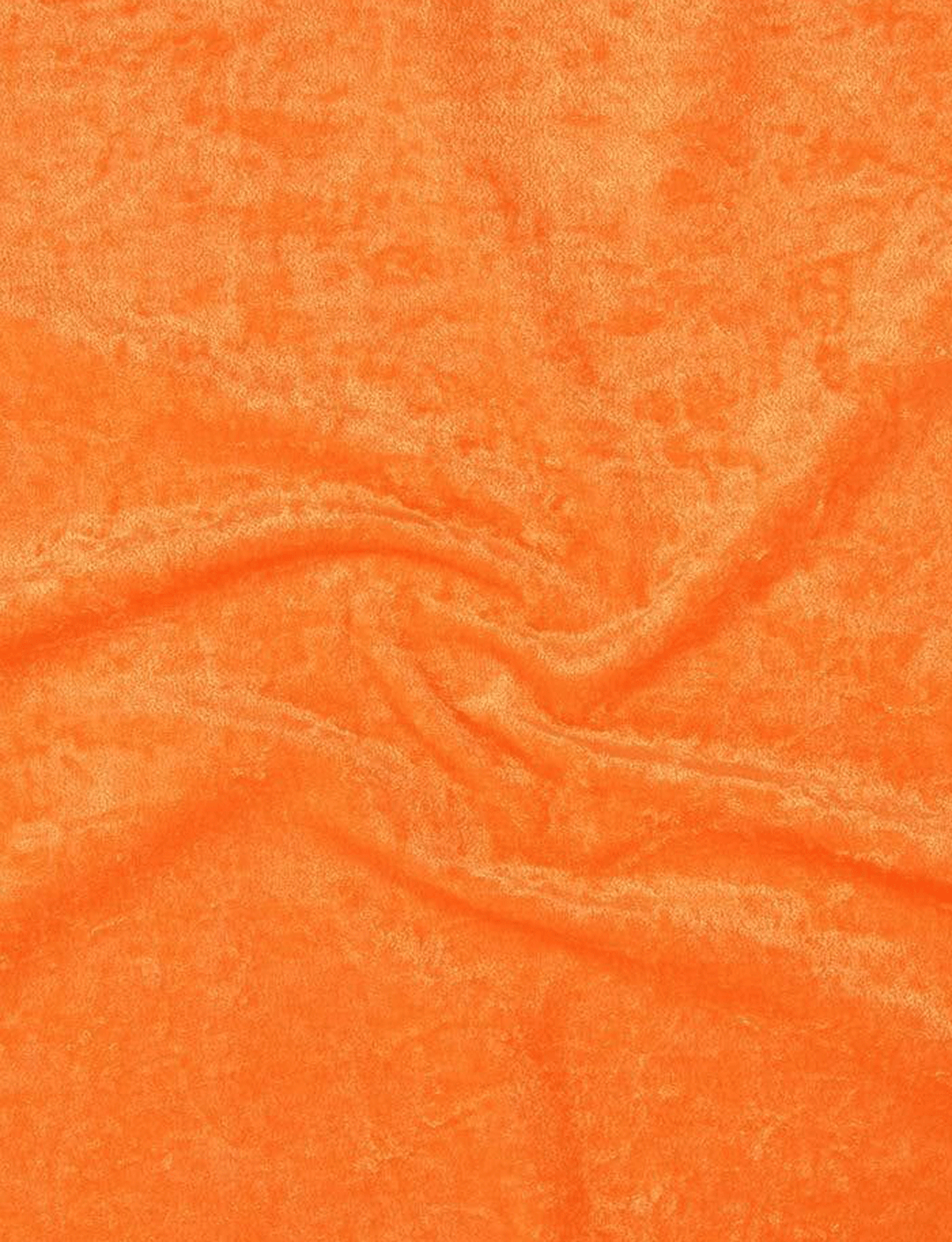 Flo Orange Crushed Velvet Fabric Swatch ⚡️ (5)