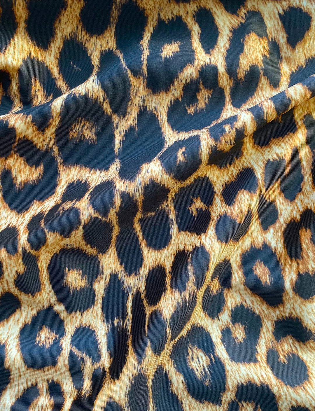 leopard print fabric swatch